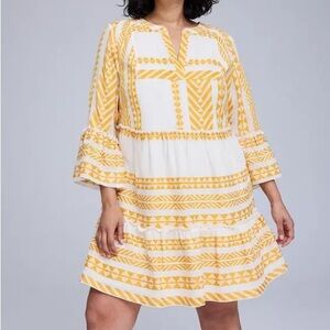 NWT - Torrid Belle Isle Bell Sleeve Mini Dress